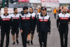 GP GIAPPONE, Guanyu Zhou (CHN) Alfa Romeo F1 Team walks the circuit with the team.
06.10.2022. Formula 1 World Championship, Rd 18, Japanese Grand Prix, Suzuka, Japan, Preparation Day.
- www.xpbimages.com, EMail: requests@xpbimages.com © Copyright: Bearne / XPB Images