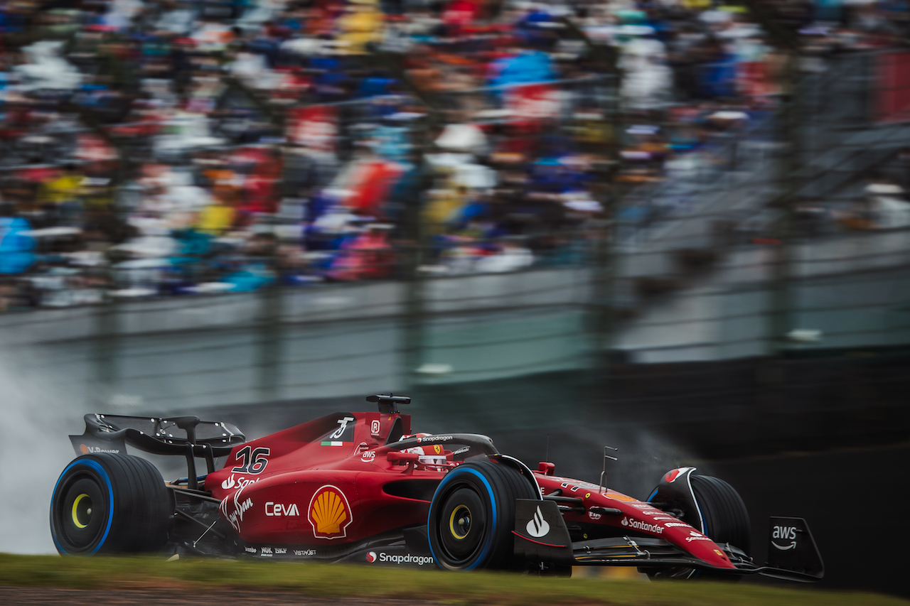 GP GIAPPONE, Charles Leclerc (MON) Ferrari F1-75.
07.10.2022. Formula 1 World Championship, Rd 18, Japanese Grand Prix, Suzuka, Japan, Practice Day.
- www.xpbimages.com, EMail: requests@xpbimages.com © Copyright: Bearne / XPB Images
