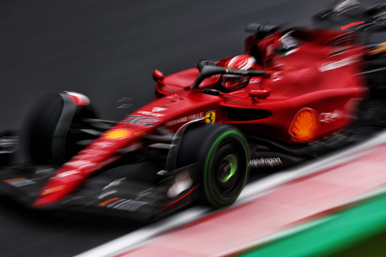 GP GIAPPONE, Charles Leclerc (MON) Ferrari F1-75.
07.10.2022. Formula 1 World Championship, Rd 18, Japanese Grand Prix, Suzuka, Japan, Practice Day.
 - www.xpbimages.com, EMail: requests@xpbimages.com © Copyright: Coates / XPB Images