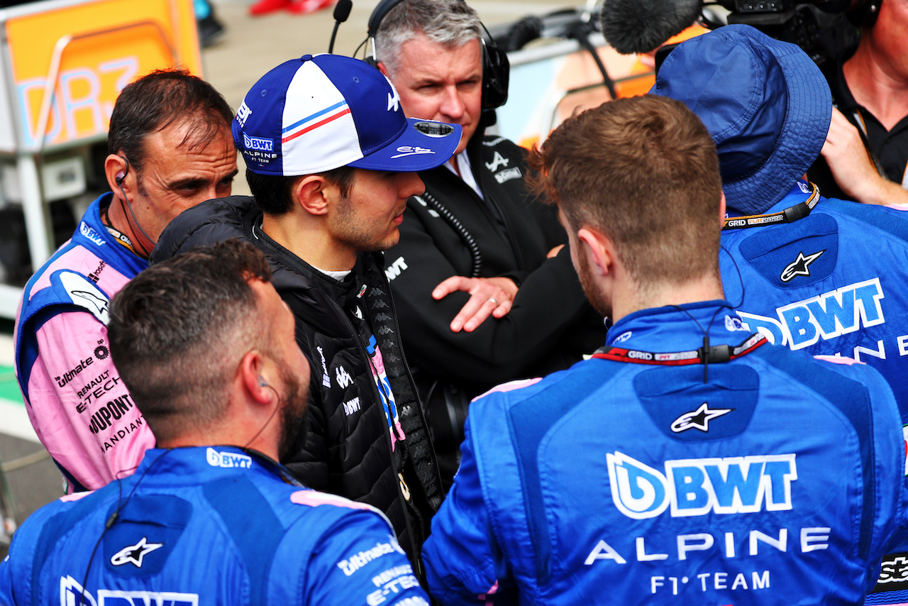 GP GRAN BRETAGNA, Esteban Ocon (FRA) Alpine F1 Team.
03.07.2022. Formula 1 World Championship, Rd 10, British Grand Prix, Silverstone, England, Gara Day.
- www.xpbimages.com, EMail: requests@xpbimages.com © Copyright: Batchelor / XPB Images