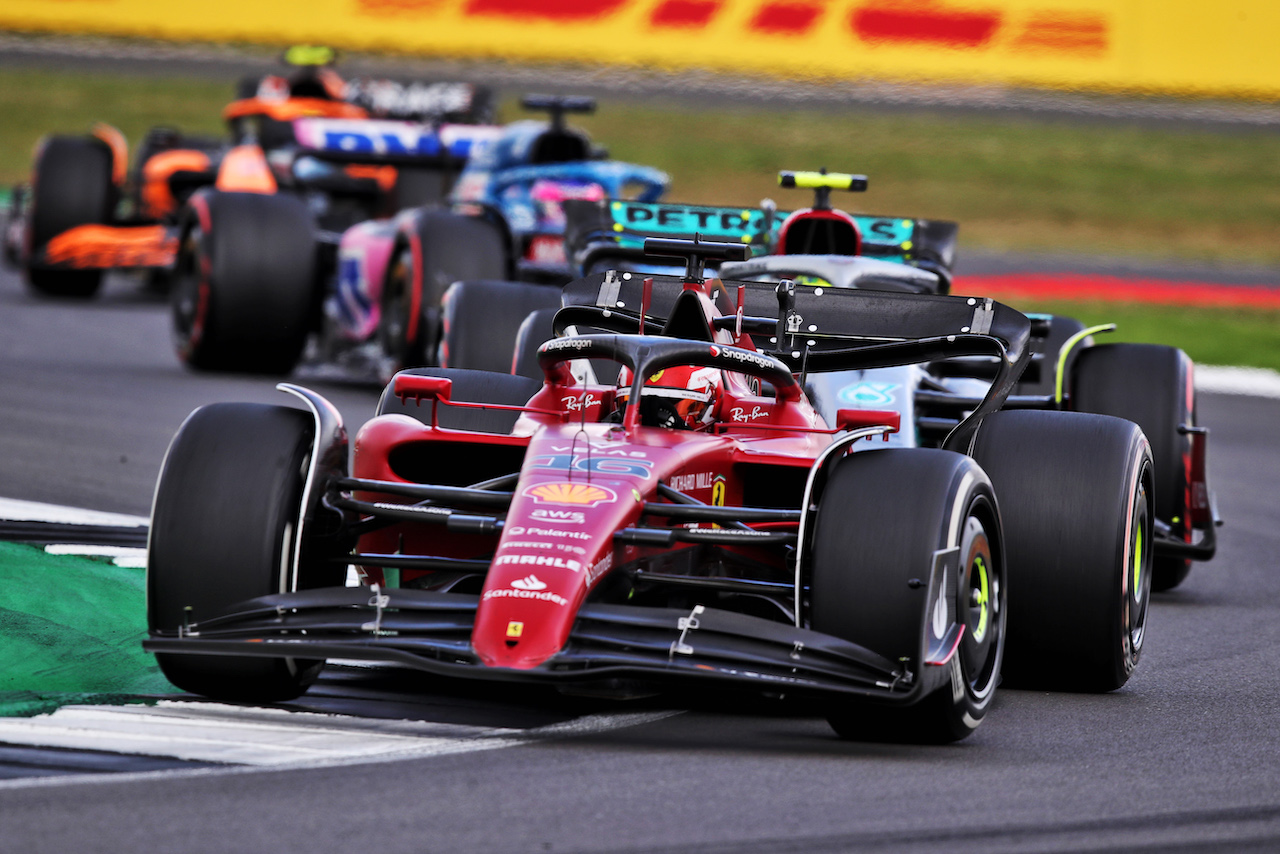 GP GRAN BRETAGNA, Charles Leclerc (MON) Ferrari F1-75.
03.07.2022. Formula 1 World Championship, Rd 10, British Grand Prix, Silverstone, England, Gara Day.
 - www.xpbimages.com, EMail: requests@xpbimages.com © Copyright: Coates / XPB Images