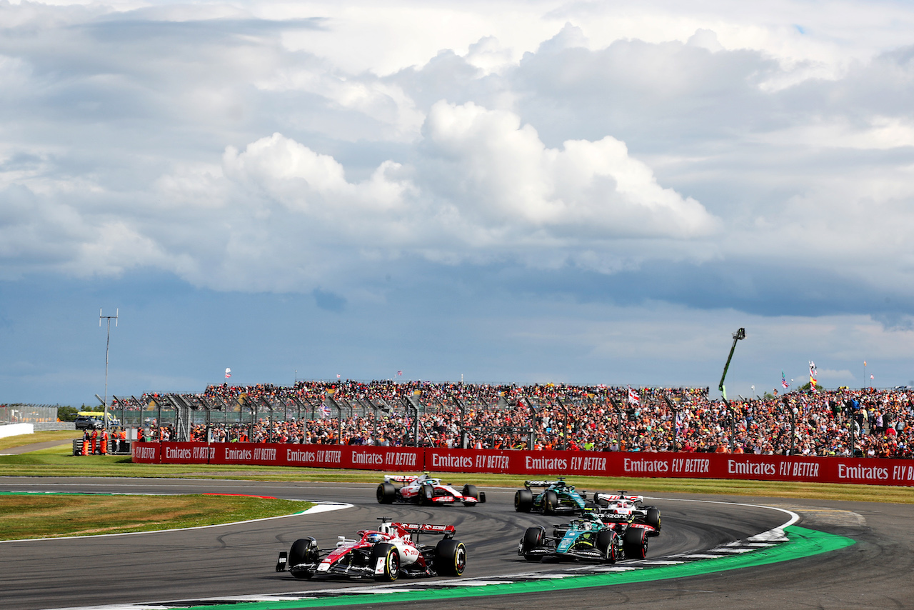 GP GRAN BRETAGNA, Valtteri Bottas (FIN) Alfa Romeo F1 Team C42.
03.07.2022. Formula 1 World Championship, Rd 10, British Grand Prix, Silverstone, England, Gara Day.
 - www.xpbimages.com, EMail: requests@xpbimages.com © Copyright: Coates / XPB Images