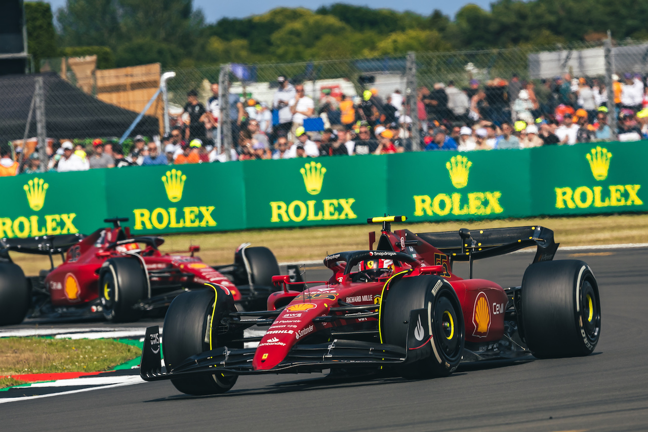 GP GRAN BRETAGNA, Carlos Sainz Jr (ESP) Ferrari F1-75.
03.07.2022. Formula 1 World Championship, Rd 10, British Grand Prix, Silverstone, England, Gara Day.
- www.xpbimages.com, EMail: requests@xpbimages.com © Copyright: Bearne / XPB Images