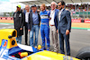GP GRAN BRETAGNA, (L to R): Lewis Hamilton (GBR) Mercedes AMG F1; Stefano Domenicali (ITA) Formula One President e CEO; Nigel Mansell (GBR); Sebastian Vettel (GER) Aston Martin F1 Team; Jim Ratcliffe (GBR) Chief Executive Officer of Ineos / Mercedes AMG F1 Shareholder; Mohammed Bin Sulayem (UAE) FIA President - WIlliams FW14B run.
03.07.2022. Formula 1 World Championship, Rd 10, British Grand Prix, Silverstone, England, Gara Day.
- www.xpbimages.com, EMail: requests@xpbimages.com © Copyright: Batchelor / XPB Images