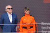 GP GRAN BRETAGNA, Dave Richards with Nadine Lewis.
03.07.2022. Formula 1 World Championship, Rd 10, British Grand Prix, Silverstone, England, Gara Day.
- www.xpbimages.com, EMail: requests@xpbimages.com ¬© Copyright: Batchelor / XPB Images