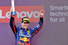 GP GRAN BRETAGNA, Sergio Perez (MEX) Red Bull Racing celebrates his second position on the podium.
03.07.2022. Formula 1 World Championship, Rd 10, British Grand Prix, Silverstone, England, Gara Day.
- www.xpbimages.com, EMail: requests@xpbimages.com © Copyright: Moy / XPB Images