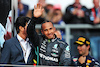GP GRAN BRETAGNA, Lewis Hamilton (GBR) Mercedes AMG F1 celebrates his third position on the podium.
03.07.2022. Formula 1 World Championship, Rd 10, British Grand Prix, Silverstone, England, Gara Day.
 - www.xpbimages.com, EMail: requests@xpbimages.com © Copyright: Coates / XPB Images