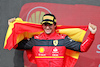 GP GRAN BRETAGNA, Gara winner Carlos Sainz Jr (ESP) Ferrari celebrates on the podium.
03.07.2022. Formula 1 World Championship, Rd 10, British Grand Prix, Silverstone, England, Gara Day.
 - www.xpbimages.com, EMail: requests@xpbimages.com © Copyright: Coates / XPB Images
