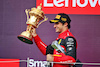 GP GRAN BRETAGNA, Gara winner Carlos Sainz Jr (ESP) Ferrari celebrates on the podium.
03.07.2022. Formula 1 World Championship, Rd 10, British Grand Prix, Silverstone, England, Gara Day.
 - www.xpbimages.com, EMail: requests@xpbimages.com © Copyright: Coates / XPB Images