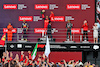 GP GRAN BRETAGNA, The podium (L to R): Sergio Perez (MEX) Red Bull Racing, second; Carlos Sainz Jr (ESP) Ferrari, vincitore; Lewis Hamilton (GBR) Mercedes AMG F1, third.
03.07.2022. Formula 1 World Championship, Rd 10, British Grand Prix, Silverstone, England, Gara Day.
 - www.xpbimages.com, EMail: requests@xpbimages.com © Copyright: Coates / XPB Images
