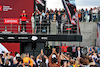 GP GRAN BRETAGNA, Lewis Hamilton (GBR) Mercedes AMG F1 celebrates his third position on the podium.
03.07.2022. Formula 1 World Championship, Rd 10, British Grand Prix, Silverstone, England, Gara Day.
 - www.xpbimages.com, EMail: requests@xpbimages.com © Copyright: Coates / XPB Images
