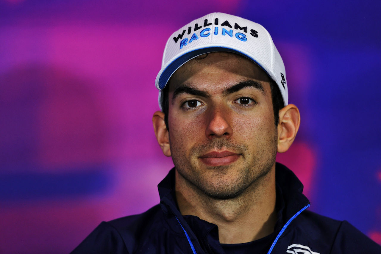 GP GRAN BRETAGNA, Nicholas Latifi (CDN) Williams Racing in the FIA Press Conference.
30.06.2022. Formula 1 World Championship, Rd 10, British Grand Prix, Silverstone, England, Preparation Day.
- www.xpbimages.com, EMail: requests@xpbimages.com © Copyright: Moy / XPB Images