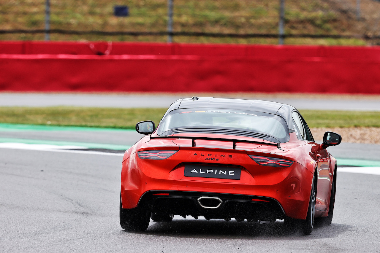 GP GRAN BRETAGNA, Alpine A110S - Pirelli Hot Laps.
30.06.2022. Formula 1 World Championship, Rd 10, British Grand Prix, Silverstone, England, Preparation Day.
- www.xpbimages.com, EMail: requests@xpbimages.com © Copyright: Moy / XPB Images