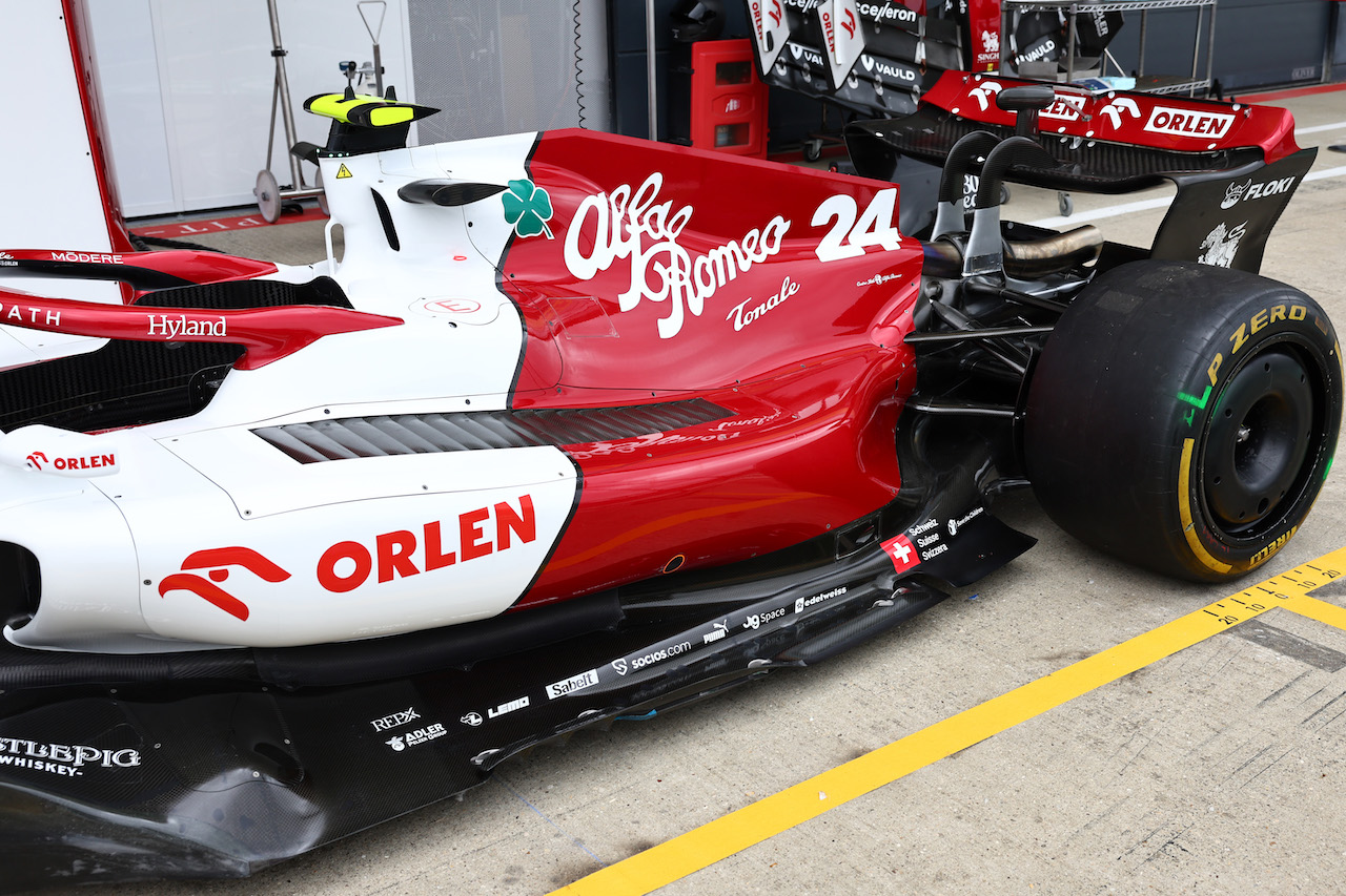 GP GRAN BRETAGNA, Alfa Romeo F1 Team C42 
30.06.2022. Formula 1 World Championship, Rd 10, British Grand Prix, Silverstone, England, Preparation Day.
- www.xpbimages.com, EMail: requests@xpbimages.com © Copyright: Batchelor / XPB Images