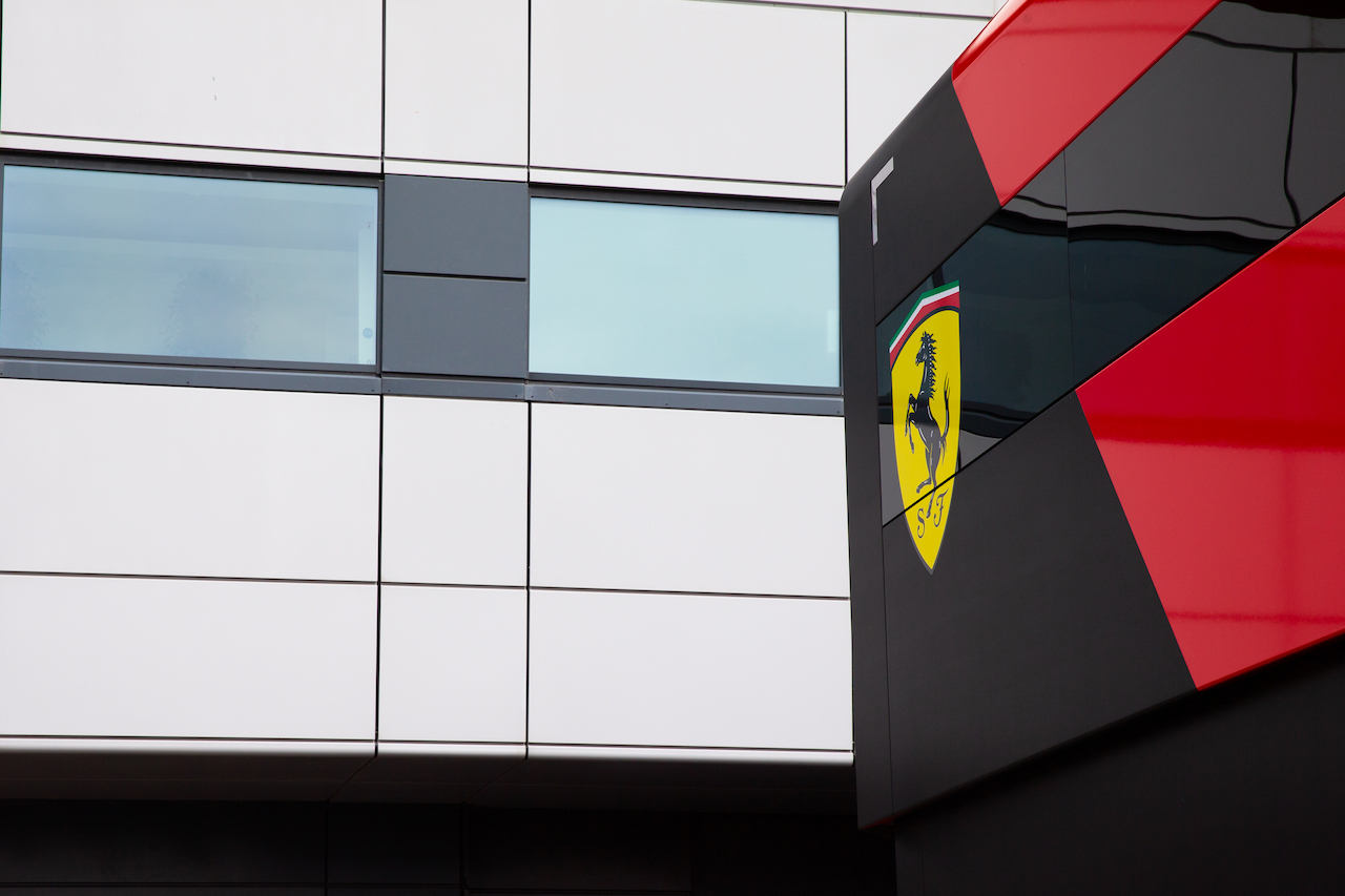GP GRAN BRETAGNA, Paddock Atmosfera - Ferrari motorhome.
30.06.2022. Formula 1 World Championship, Rd 10, British Grand Prix, Silverstone, England, Preparation Day.
- www.xpbimages.com, EMail: requests@xpbimages.com © Copyright: Rew / XPB Images