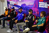 GP GRAN BRETAGNA, (L to R): Lando Norris (GBR) McLaren; Fernando Alonso (ESP) Alpine F1 Team; Mick Schumacher (GER) Haas F1 Team; Sergio Perez (MEX) Red Bull Racing; e Sebastian Vettel (GER) Aston Martin F1 Team, in the FIA Press Conference.
30.06.2022. Formula 1 World Championship, Rd 10, British Grand Prix, Silverstone, England, Preparation Day.
- www.xpbimages.com, EMail: requests@xpbimages.com © Copyright: Moy / XPB Images