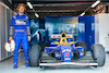 GP GRAN BRETAGNA, Sebastian Vettel (GER) Aston Martin F1 Team with his Williams FW14.
30.06.2022. Formula 1 World Championship, Rd 10, British Grand Prix, Silverstone, England, Preparation Day.
- www.xpbimages.com, EMail: requests@xpbimages.com © Copyright: Batchelor / XPB Images