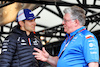 GP GRAN BRETAGNA, (L to R): Esteban Ocon (FRA) Alpine F1 Team with Otmar Szafnauer (USA) Alpine F1 Team, Team Principal..
30.06.2022. Formula 1 World Championship, Rd 10, British Grand Prix, Silverstone, England, Preparation Day.
- www.xpbimages.com, EMail: requests@xpbimages.com © Copyright: Batchelor / XPB Images