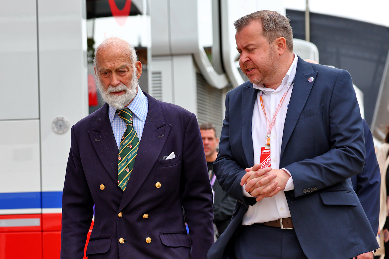 GP GRAN BRETAGNA, HRH Prince Michael of Kent (GBR).
02.07.2022. Formula 1 World Championship, Rd 10, British Grand Prix, Silverstone, England, Qualifiche Day.
- www.xpbimages.com, EMail: requests@xpbimages.com © Copyright: Batchelor / XPB Images