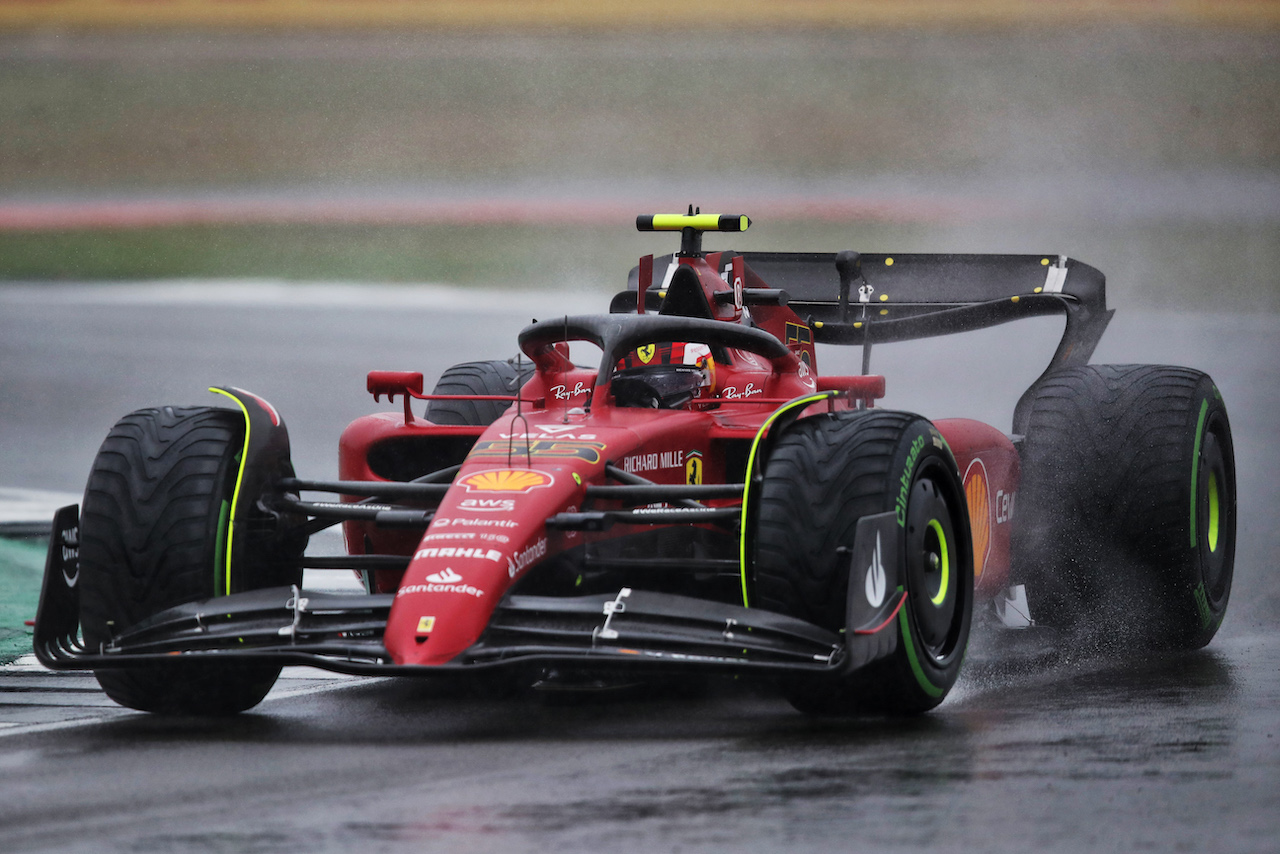 GP GRAN BRETAGNA, Carlos Sainz Jr (ESP) Ferrari F1-75.
02.07.2022. Formula 1 World Championship, Rd 10, British Grand Prix, Silverstone, England, Qualifiche Day.
 - www.xpbimages.com, EMail: requests@xpbimages.com © Copyright: Coates / XPB Images