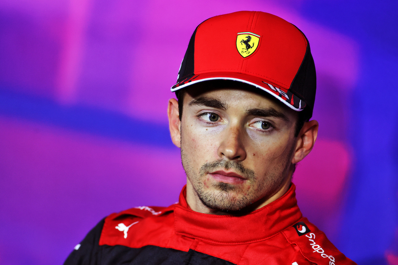 GP GRAN BRETAGNA, Charles Leclerc (MON) Ferrari in the post qualifying FIA Press Conference.
02.07.2022. Formula 1 World Championship, Rd 10, British Grand Prix, Silverstone, England, Qualifiche Day.
- www.xpbimages.com, EMail: requests@xpbimages.com © Copyright: Davenport / XPB Images