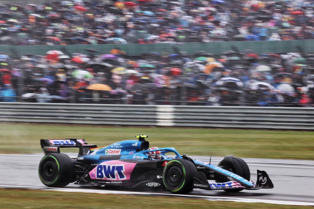 GP GRAN BRETAGNA, Esteban Ocon (FRA) Alpine F1 Team A522.
02.07.2022. Formula 1 World Championship, Rd 10, British Grand Prix, Silverstone, England, Qualifiche Day.
- www.xpbimages.com, EMail: requests@xpbimages.com © Copyright: Davenport / XPB Images