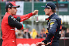 GP GRAN BRETAGNA, Charles Leclerc (MON) Ferrari F1-75 with Max Verstappen (NLD) Red Bull Racing RB18.
02.07.2022. Formula 1 World Championship, Rd 10, British Grand Prix, Silverstone, England, Qualifiche Day.
- www.xpbimages.com, EMail: requests@xpbimages.com ¬© Copyright: Batchelor / XPB Images