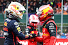 GP GRAN BRETAGNA, Max Verstappen (NLD) Red Bull Racing RB18 with Pole for Carlos Sainz Jr (ESP) Ferrari F1-75.
02.07.2022. Formula 1 World Championship, Rd 10, British Grand Prix, Silverstone, England, Qualifiche Day.
- www.xpbimages.com, EMail: requests@xpbimages.com ¬© Copyright: Batchelor / XPB Images