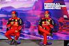 GP GRAN BRETAGNA, (L to R): Carlos Sainz Jr (ESP) Ferrari e team mate Charles Leclerc (MON) Ferrari in the post qualifying FIA Press Conference.
02.07.2022. Formula 1 World Championship, Rd 10, British Grand Prix, Silverstone, England, Qualifiche Day.
- www.xpbimages.com, EMail: requests@xpbimages.com © Copyright: Davenport / XPB Images