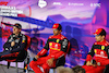 GP GRAN BRETAGNA, (L to R): Max Verstappen (NLD) Red Bull Racing; Carlos Sainz Jr (ESP) Ferrari; e Charles Leclerc (MON) Ferrari, in the post qualifying FIA Press Conference.
02.07.2022. Formula 1 World Championship, Rd 10, British Grand Prix, Silverstone, England, Qualifiche Day.
- www.xpbimages.com, EMail: requests@xpbimages.com © Copyright: Davenport / XPB Images