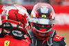GP GRAN BRETAGNA, Pole sitter Carlos Sainz Jr (ESP) Ferrari (Right) with team mate Charles Leclerc (MON) Ferrari in qualifying parc ferme.
02.07.2022. Formula 1 World Championship, Rd 10, British Grand Prix, Silverstone, England, Qualifiche Day.
- www.xpbimages.com, EMail: requests@xpbimages.com © Copyright: Davenport / XPB Images