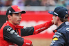 GP GRAN BRETAGNA, (L to R): Charles Leclerc (MON) Ferrari with Max Verstappen (NLD) Red Bull Racing in qualifying parc ferme.
02.07.2022. Formula 1 World Championship, Rd 10, British Grand Prix, Silverstone, England, Qualifiche Day.
- www.xpbimages.com, EMail: requests@xpbimages.com © Copyright: Davenport / XPB Images