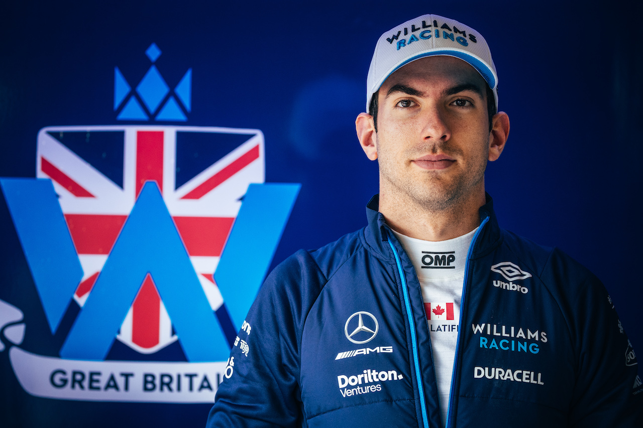 GP GRAN BRETAGNA, Nicholas Latifi (CDN) Williams Racing.
01.07.2022. Formula 1 World Championship, Rd 10, British Grand Prix, Silverstone, England, Practice Day.
- www.xpbimages.com, EMail: requests@xpbimages.com © Copyright: Bearne / XPB Images