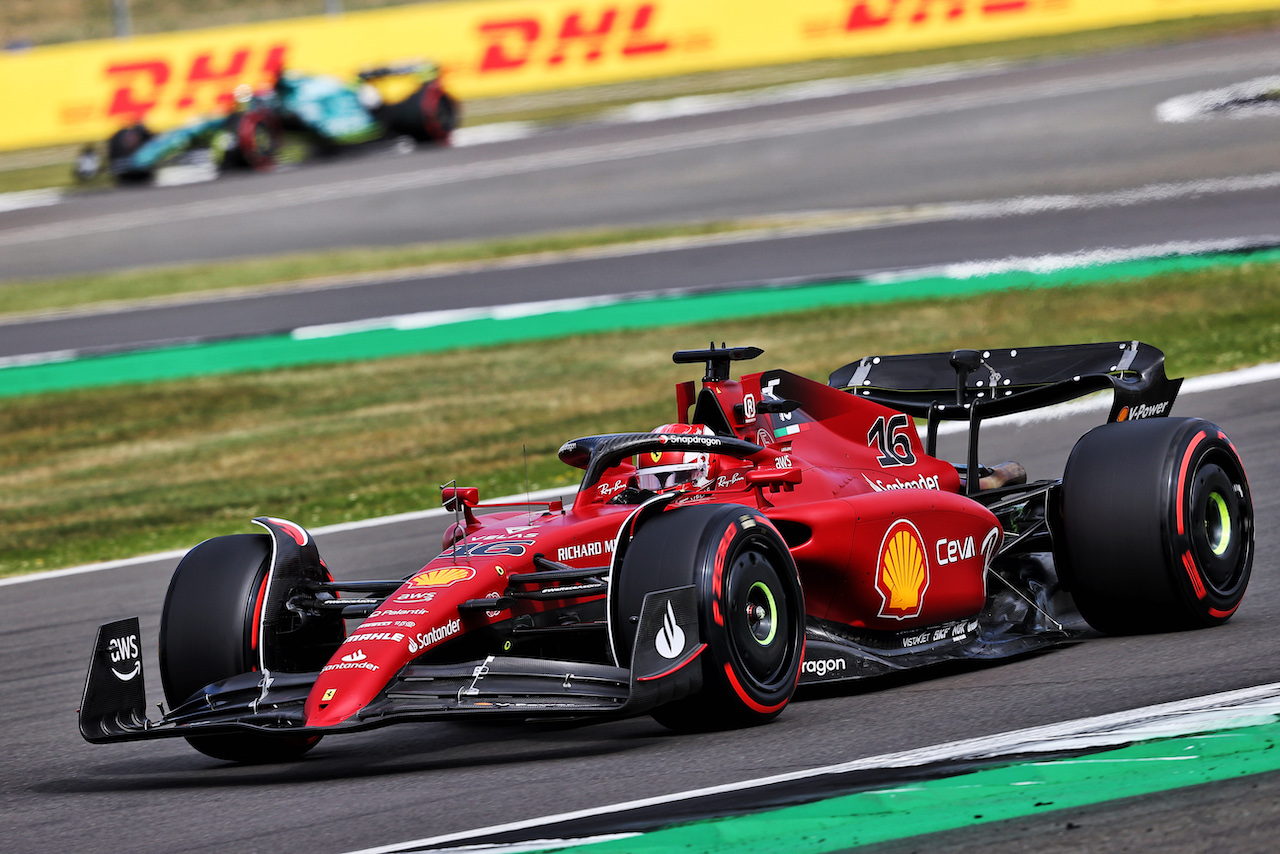 GP GRAN BRETAGNA, Charles Leclerc (MON) Ferrari F1-75.
01.07.2022. Formula 1 World Championship, Rd 10, British Grand Prix, Silverstone, England, Practice Day.
- www.xpbimages.com, EMail: requests@xpbimages.com © Copyright: Moy / XPB Images
