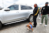 GP GRAN BRETAGNA, Lewis Hamilton (GBR) Mercedes AMG F1 with Roscoe (GBR) Dog.
01.07.2022. Formula 1 World Championship, Rd 10, British Grand Prix, Silverstone, England, Practice Day.
 - www.xpbimages.com, EMail: requests@xpbimages.com © Copyright: Coates / XPB Images