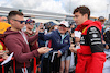 GP GRAN BRETAGNA, Charles Leclerc (MON) Ferrari with fans.
01.07.2022. Formula 1 World Championship, Rd 10, British Grand Prix, Silverstone, England, Practice Day.
- www.xpbimages.com, EMail: requests@xpbimages.com © Copyright: Moy / XPB Images