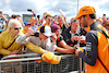 GP GRAN BRETAGNA, Daniel Ricciardo (AUS) McLaren signs autographs for the fans.
01.07.2022. Formula 1 World Championship, Rd 10, British Grand Prix, Silverstone, England, Practice Day.
- www.xpbimages.com, EMail: requests@xpbimages.com © Copyright: Batchelor / XPB Images