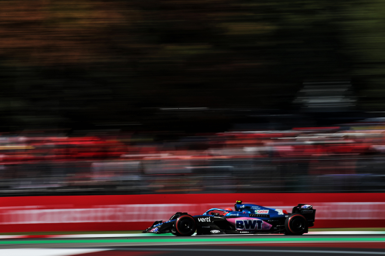 GP ITALIA, Esteban Ocon (FRA) Alpine F1 Team A522.
11.09.2022. Formula 1 World Championship, Rd 16, Italian Grand Prix, Monza, Italy, Gara Day.
 - www.xpbimages.com, EMail: requests@xpbimages.com © Copyright: Coates / XPB Images