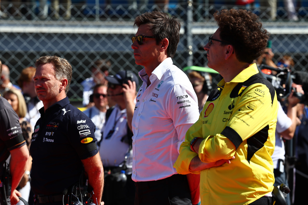 GP ITALIA, Toto Wolff (GER) Mercedes AMG F1 Shareholder e Executive Director. 
11.09.2022. Formula 1 World Championship, Rd 16, Italian Grand Prix, Monza, Italy, Gara Day.
- www.xpbimages.com, EMail: requests@xpbimages.com ¬© Copyright: Batchelor / XPB Images