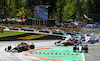GP ITALIA, Charles Leclerc (MON) Ferrari F1-75 davanti a at the partenza of the race as George Russell (GBR) Mercedes AMG F1 W13 runs wide.
11.09.2022. Formula 1 World Championship, Rd 16, Italian Grand Prix, Monza, Italy, Gara Day.
- www.xpbimages.com, EMail: requests@xpbimages.com © Copyright: Batchelor / XPB Images