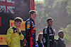 GP ITALIA, The podium (L to R): Charles Leclerc (MON) Ferrari, second; Max Verstappen (NLD) Red Bull Racing, vincitore; George Russell (GBR) Mercedes AMG F1, third.
11.09.2022. Formula 1 World Championship, Rd 16, Italian Grand Prix, Monza, Italy, Gara Day.
 - www.xpbimages.com, EMail: requests@xpbimages.com © Copyright: Coates / XPB Images