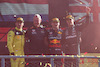 GP ITALIA, 1st place Max Verstappen (NLD) Red Bull Racing RB18, 2nd place Charles Leclerc (MON) Ferrari F1-75 e 3rd place George Russell (GBR) Mercedes AMG F1 W13.
11.09.2022. Formula 1 World Championship, Rd 16, Italian Grand Prix, Monza, Italy, Gara Day.
- www.xpbimages.com, EMail: requests@xpbimages.com ¬© Copyright: Batchelor / XPB Images