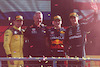 GP ITALIA, 
1st place Max Verstappen (NLD) Red Bull Racing RB18, 2nd place Charles Leclerc (MON) Ferrari F1-75 e 3rd place George Russell (GBR) Mercedes AMG F1 W13. 11.09.2022. Formula 1 World Championship, Rd 16, Italian Grand Prix, Monza, Italy, Gara Day. - www.xpbimages.com, EMail: requests@xpbimages.com ¬© Copyright: Batchelor / XPB Images