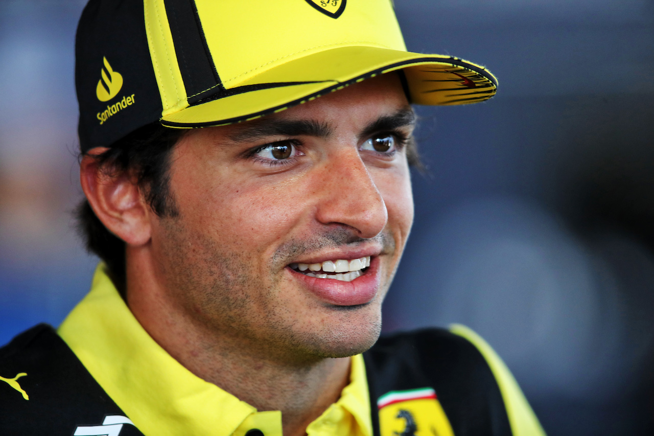 GP ITALIA, Carlos Sainz Jr (ESP) Ferrari.
08.09.2022. Formula 1 World Championship, Rd 16, Italian Grand Prix, Monza, Italy, Preparation Day.
 - www.xpbimages.com, EMail: requests@xpbimages.com © Copyright: Coates / XPB Images