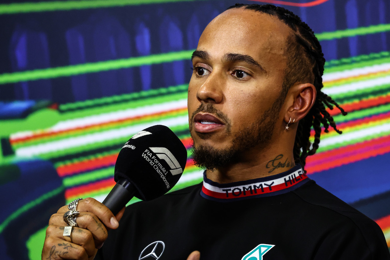 GP ITALIA, Lewis Hamilton (GBR), Mercedes AMG F1  
08.09.2022. Formula 1 World Championship, Rd 16, Italian Grand Prix, Monza, Italy, Preparation Day.
- www.xpbimages.com, EMail: requests@xpbimages.com ¬© Copyright: Charniaux / XPB Images