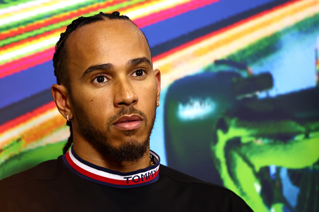 GP ITALIA, Lewis Hamilton (GBR), Mercedes AMG F1  
08.09.2022. Formula 1 World Championship, Rd 16, Italian Grand Prix, Monza, Italy, Preparation Day.
- www.xpbimages.com, EMail: requests@xpbimages.com ¬© Copyright: Charniaux / XPB Images