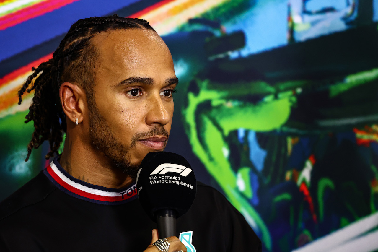 GP ITALIA, Lewis Hamilton (GBR), Mercedes AMG F1  
08.09.2022. Formula 1 World Championship, Rd 16, Italian Grand Prix, Monza, Italy, Preparation Day.
- www.xpbimages.com, EMail: requests@xpbimages.com © Copyright: Charniaux / XPB Images