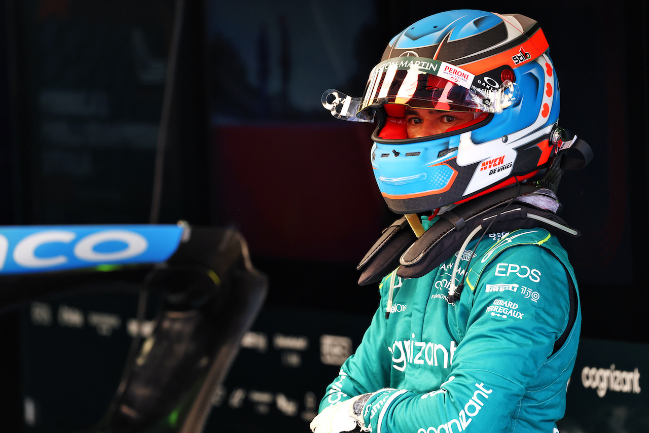 GP ITALIA, Nyck de Vries (NLD) Aston Martin F1 Team Test Driver.
08.09.2022. Formula 1 World Championship, Rd 16, Italian Grand Prix, Monza, Italy, Preparation Day.
- www.xpbimages.com, EMail: requests@xpbimages.com © Copyright: Batchelor / XPB Images
