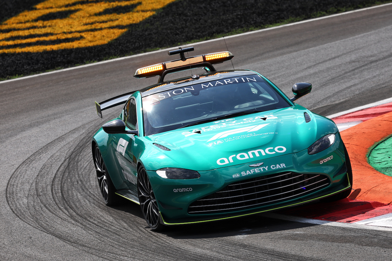 GP ITALIA, Aston Martin FIA Safety Car.
08.09.2022. Formula 1 World Championship, Rd 16, Italian Grand Prix, Monza, Italy, Preparation Day.
- www.xpbimages.com, EMail: requests@xpbimages.com © Copyright: Bearne / XPB Images