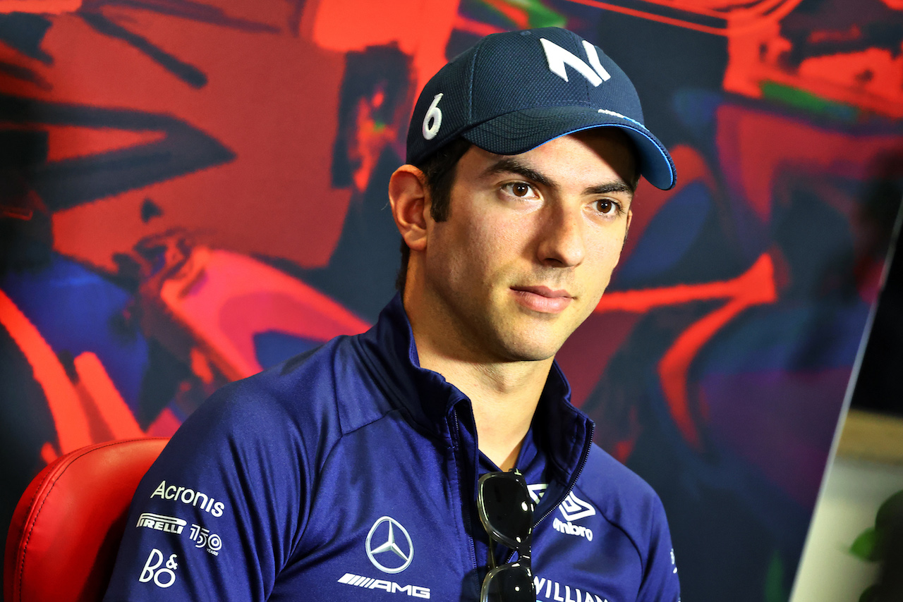 GP ITALIA, Nicholas Latifi (CDN) Williams Racing in the FIA Press Conference.
08.09.2022. Formula 1 World Championship, Rd 16, Italian Grand Prix, Monza, Italy, Preparation Day.
- www.xpbimages.com, EMail: requests@xpbimages.com © Copyright: Charniaux / XPB Images